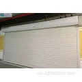 Puerta de garaje con obturador de aluminio motorizado